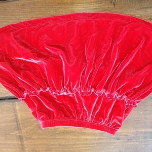 Lands end girls size 6x-7 red skirt